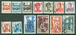 Sarre  Yvert  231/243   Ob  TB   - Used Stamps