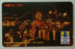 SRI LANKA - GPT - Control Number Error - Dalada Perahera Kandy - RS 200 -  R - Sri Lanka (Ceylon)