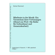 Bibeltexte In Der Musik: Ein Verzeichnis Ihrer Vertonungen (Dienst Am Wort: Die Reihe Für Gottesdienst Und Ge - Otros & Sin Clasificación