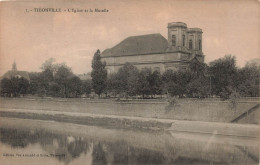 FRANCE - Thionville - Vue Panoramique - L'église Et La Moselle - De L'extérieure - Carte Postale Ancienne - Thionville