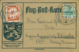 CPA Flugpostkarte, Beförderung Durch Postluftschiff Schwaben, Flugpost Am Rhein Und Main - Posta Aerea & Zeppelin