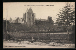 CPA Saint-Sauveur-Le-Vicomte, Vieux Chateau  - Saint Sauveur Le Vicomte