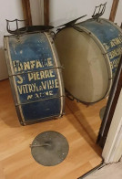 Fanfare Saint Pierre Vitry La Ville Marne Tambour Grosse Caisse Drum Percussion - Musical Instruments