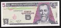 GUATEMALA  P106c  5 QUETZALES  17.1.2007 Printer FCO  UNC. - Guatemala