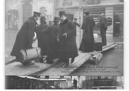 PARIS - La Grande Crue De La Seine - Janvier 1910 - Rue De Lille - Très Bon état - Inondations De 1910