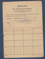 Allemagne - Ausweis Für Fliegergeschädigte  1944 - Documents