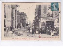 JUVISY-sur-ORGE: Rue De Draveil Après Les Inondations De 1910 - état - Juvisy-sur-Orge