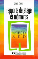 Rapports De Stage Et Mémoires (1993) De Bruno Camus - 18 Ans Et Plus