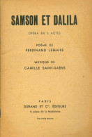 Samson Et Dalila (1948) De Ferdinand Lemaire - Música