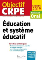 CRPE En Fiches : Éducation Et Système éducatif 2019 (2019) De Catherine Boyer - 18+ Years Old
