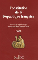 Constitution De La République Française : Texte Intégral De La Constitution De La Ve République (2009) De F - Derecho
