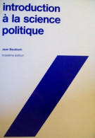 Introduction à La Science Politique (1992) De Jean Baudouin - Derecho