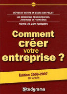 Comment Créer Votre Entreprise (2006) De Collectif - Diritto