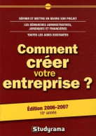 Comment Créer Votre Entreprise (2006) De Collectif - Derecho