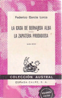 La Casa De Bernarda Alba / La Zapatera Prodigiosa (1976) De Federico Garcìa Lorca - Other & Unclassified
