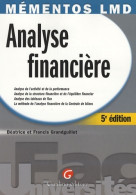 Analyse Financière (2007) De Béatrice Grandguillot - Economie