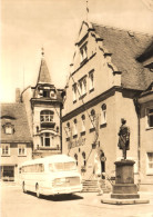 PULSNITZ, SAXONY, ARCHITECTURE, BUS, STATUE, GERMANY, POSTCARD - Pulsnitz