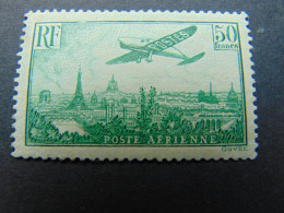 Magnifique N°. 14* De La Poste Aérienne Signé - Très Légers Défauts Au Verso - 1927-1959 Neufs