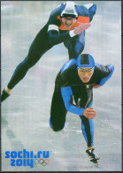 Korea. 2014. Sochi-2014. Speed Skating (Mint) PostCard - Korea, North