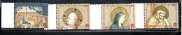 CITTÀ DEL VATICANO VATICAN VATIKAN 2000 NATALE CHRISTMAS NOEL WEIHNACHTEN NAVIDAD NATAL SERIE COMPLETA COMPLETE SET MNH - Unused Stamps