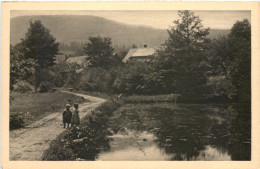 Rachlauer Mühlteich Mit Czorneboh - Cunewalde