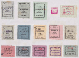 F-EX49060 INDIA UK ENGLAND REVENUE RELIEF RAISING FUND STAMPS LOT.  - Official Stamps
