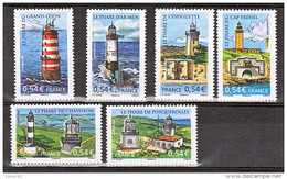 France 4112 4117 2007  Les Phares Du Bloc 114  Neuf ** TB MNH Faciale 3.24 - Nuevos