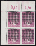 Döbeln 1b 6 Pf. Gitterüberdruck Mit Datum 6.5.1945, Eck-Vbl. O.l., Postfrisch ** - Nuevos