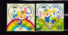 SOUTH KOREA-2023- CARTOONS- HEARTS-MNH. - Corée Du Sud