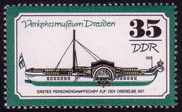 2258 Verkehrsmuseum Dresden 35 Pf ** - Unused Stamps