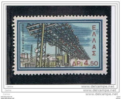 GRECIA:  1962  ELETTRIFICAZIONE  -  4 D. 50  POLICROMO  S.G. -  YV/TELL. 768 - Used Stamps