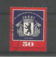 Berlin 1976 Firefighters 125th Anniv. Y.T. 487 (0) - Used Stamps