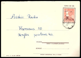 THÈME: TIR À L'ARC - POLOGNE - ENTIER POSTAL  - Tiro Al Arco