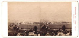 Stereo-Fotografie Alois Beer, Klagenfurt, Ansicht Admont, Blick Nach Der Stadt Und Die Hallermauern  - Photos Stéréoscopiques