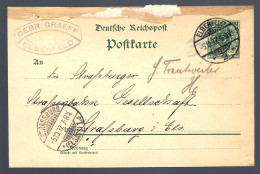 GANZSACHE - ENTIER POSTAL - ELBERFELD - 1897 -  - Otros & Sin Clasificación