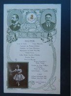 MENU DU CARLTON HOTEL LE SAMEDI 6 OCTOBRE 1906        ( CARLTON THEATRICAL SERIES )       ( Petite Pliure D'angle) - Menus