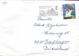 Suisse Poste Obl Yv:1127 Europa Cept Levé De Pierre (TB Cachet Rond) Richterswil - Storia Postale
