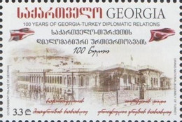 Georgia 2022 Mi#    100 Years Of Diplomatic Relations Between Georgia And The Republic Of Turkey * * - Georgien