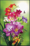 Korea. 2013. Freesia Hybrid (Freesia Hybrida) (Mint) PostCard - Korea (Noord)