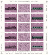 Suiza Nº 1184A En Hoja De 5 Series - Unused Stamps