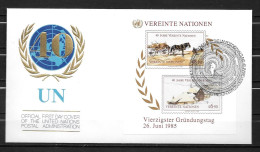 1985 - BF 2 - 40 Ans ONU - 28 - FDC