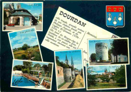 91 - Dourdan - Multivues - Blasons - CPM - Voir Scans Recto-Verso - Dourdan