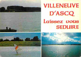 59 - Villeneuve D'Ascq - Multivues - Lac - Planche à Voile - Carte Neuve - CPM - Voir Scans Recto-Verso - Villeneuve D'Ascq