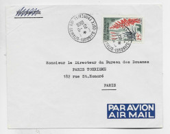 SOMALIS 25FR SOLO LETTRE AVION DJIBOUTI 21.8.1966 + VERSO COMPAGNIE MESSAGERIES MARITIMES - Somalie (1960-...)