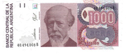 ARGENTINA P329b 1000 AUSTRALES 1989 UNC. - Argentina