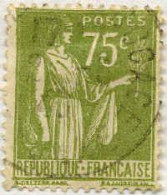 France Poste Obl Yv: 284A Mi:278 Type Paix (Beau Cachet Rond) - Used Stamps