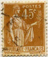 France Poste Obl Yv: 282 Mi:275 Type Paix (cachet Rond) - Usados