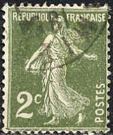 France Poste Obl Yv: 278 Mi:268 Semeuse Camée S/sol Fond Uni (cachet Rond) - Used Stamps