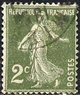 France Poste Obl Yv: 278 Mi:268 Semeuse Camée S/sol Fond Uni (cachet Rond) - Usados