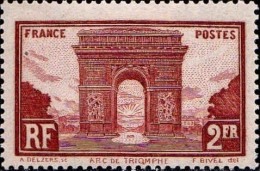 France Poste N* Yv: 258 Mi:263 Arc De Triomphe (défaut Gomme) - Neufs
